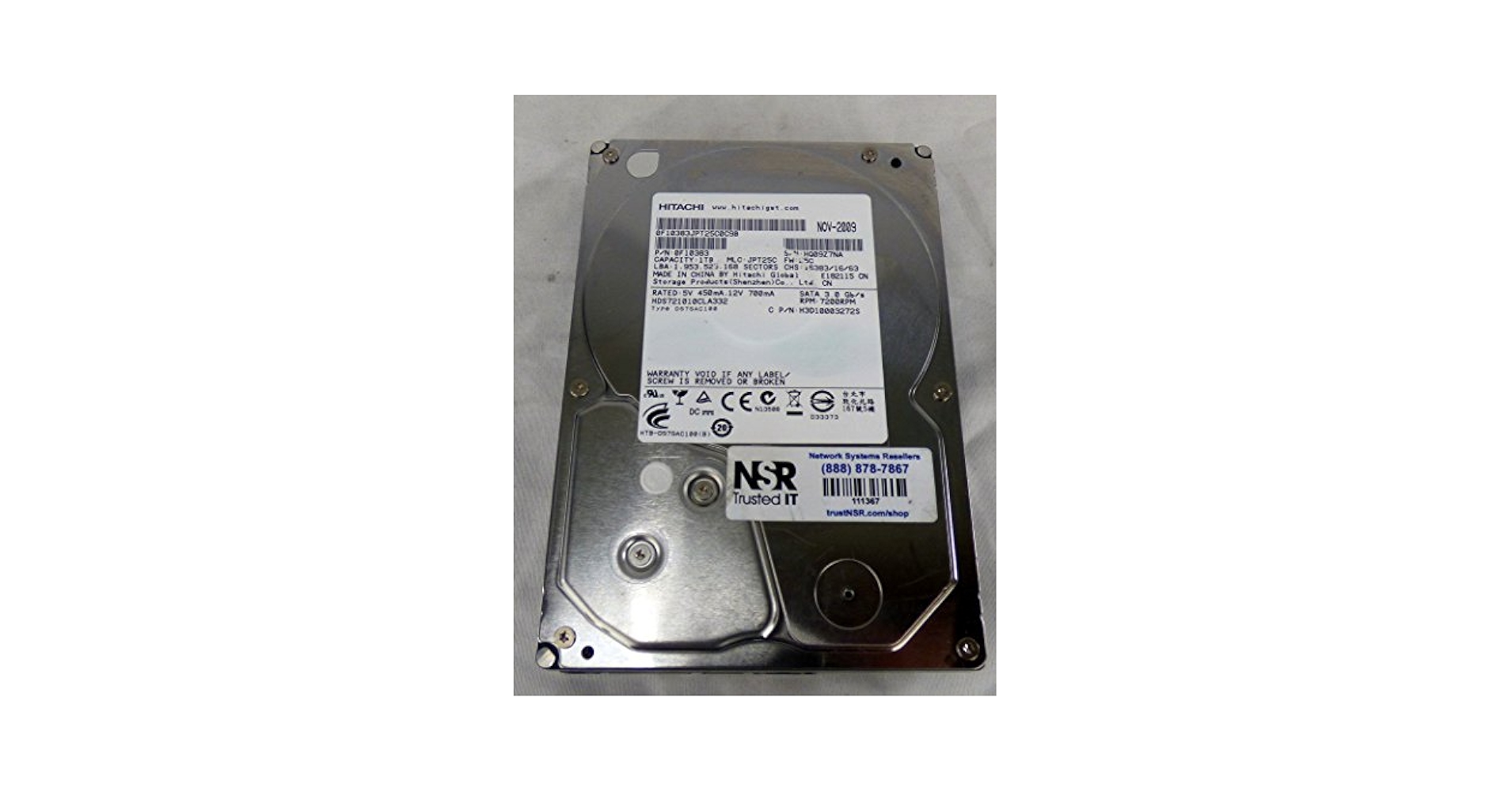 Amazon.com: Hitachi Deskstar 7K1000.C 1 Terabye (1TB) SATA